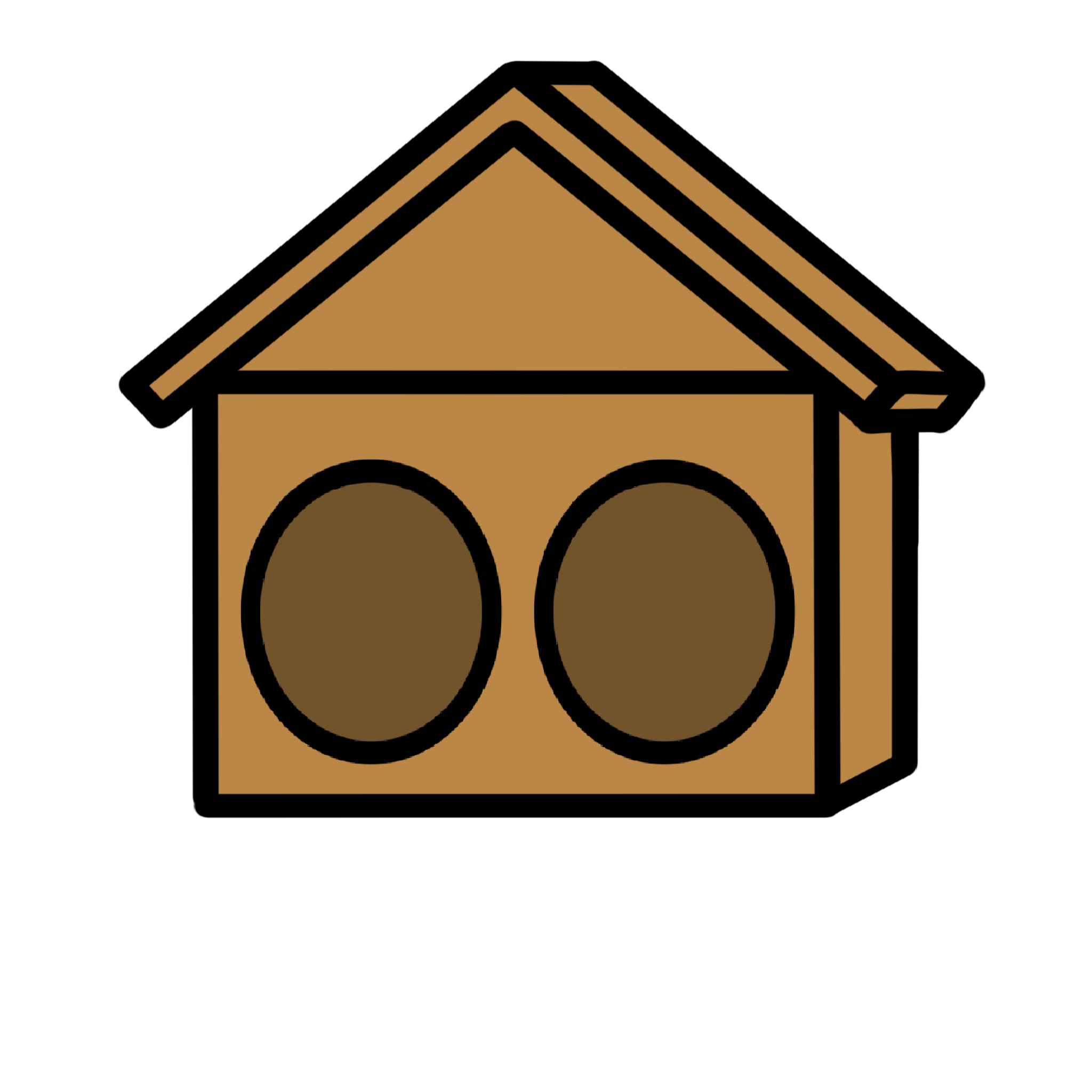 brown house
