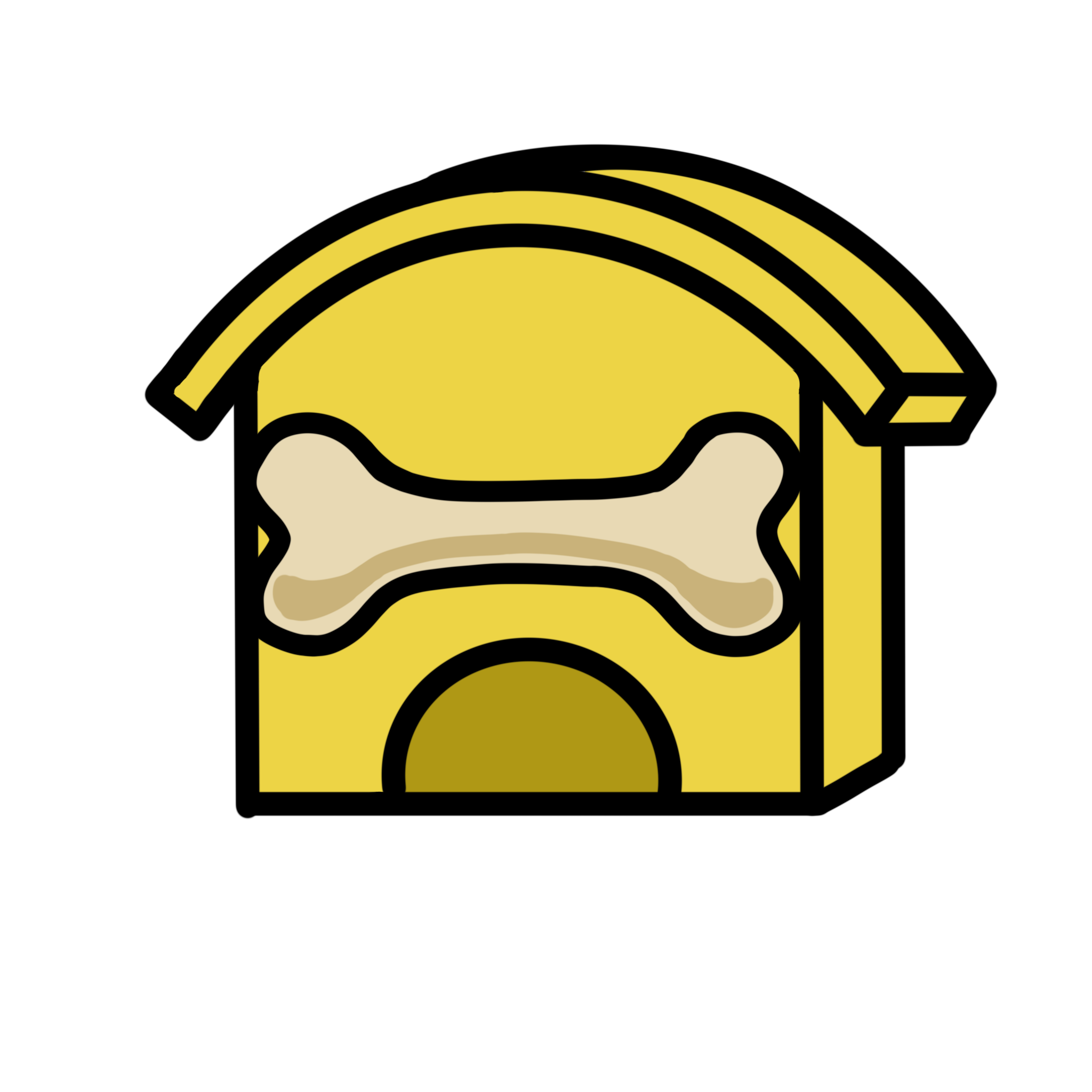 yellow house