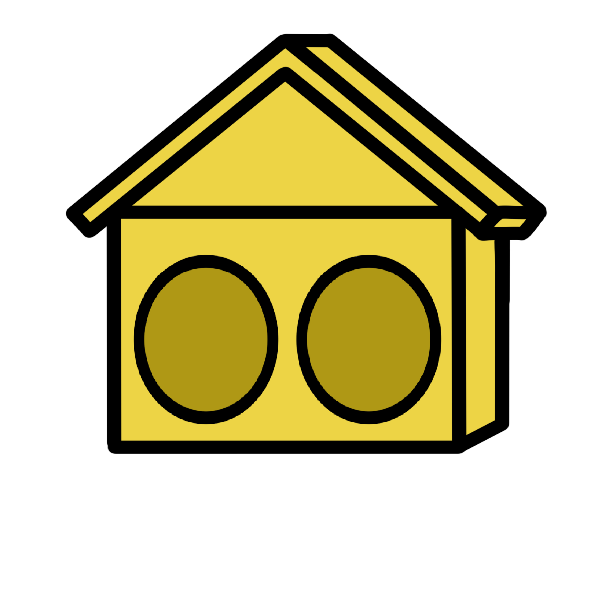 yellow house
